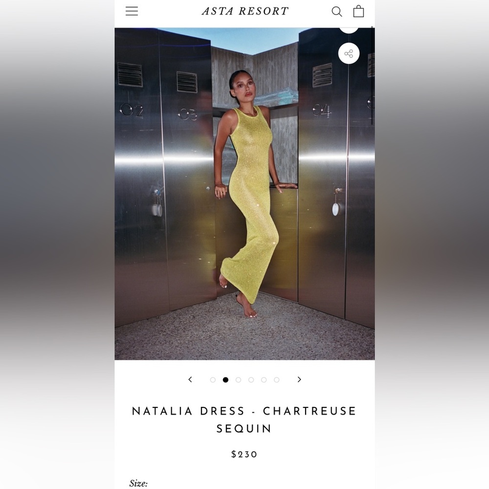 Asta Resort Sequin Dress